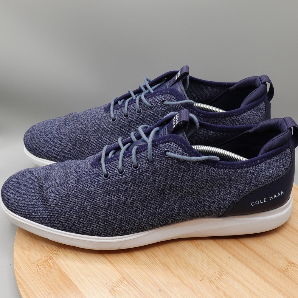 Cole Haan Shoes Mens 13 Blue GrandOS Knit Sneakers Casual Comfort C30820